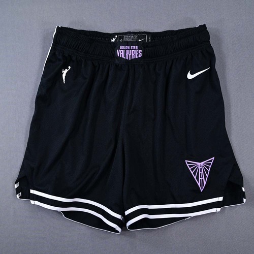 Image of Billings, Monique - Golden State Valkyries - Black Explorer Edition Shorts - Worn 9/17/2025 - 2025 WNBA Season
