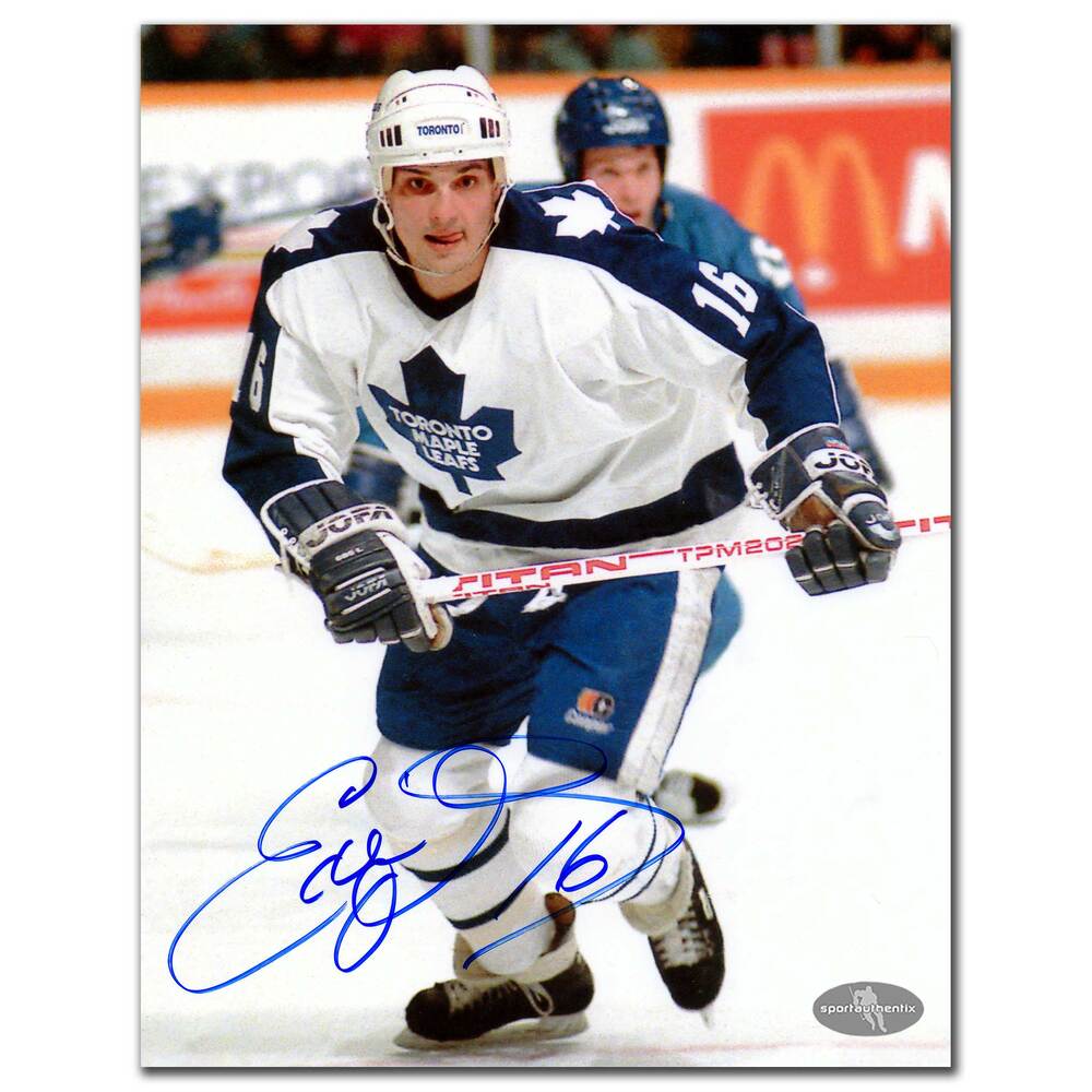 Ed Olczyk Toronto Maple Leafs Autographed 8x10