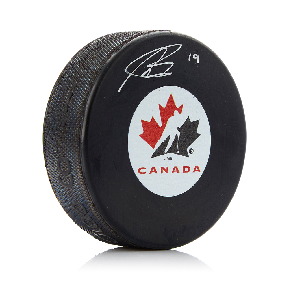 Nolan Patrick Team Canada Autographed Hockey Puck