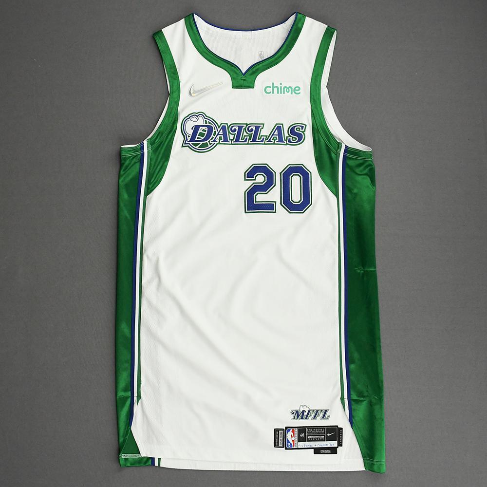 Brandon Knight Dallas Mavericks GameWorn City Edition Jersey