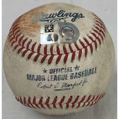 2022 Game-Used Baseball. Pitcher: Shohei Ohtani, Batter: Martin Maldonado- Strikeout