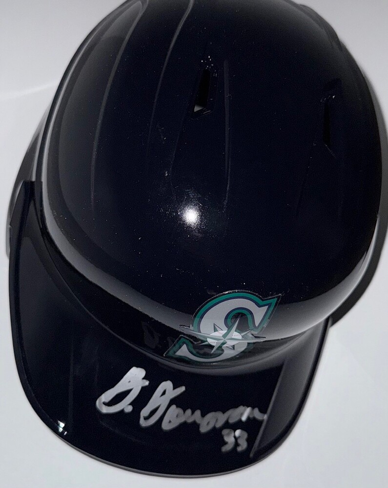 激レア　MARINERS 2002年 サイン入りバット　数量限定 Brendan Donovan Autographed Mariners Batting Helmet | MLB Auctions