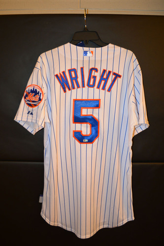 david wright autographed jersey