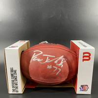 NFL -Cardinals Paris Johnson Signed Authentic Football