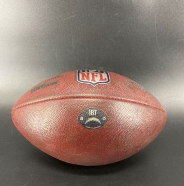 Crucial Catch - Chargers Game Used Football - (9/05/2025) / Individually...