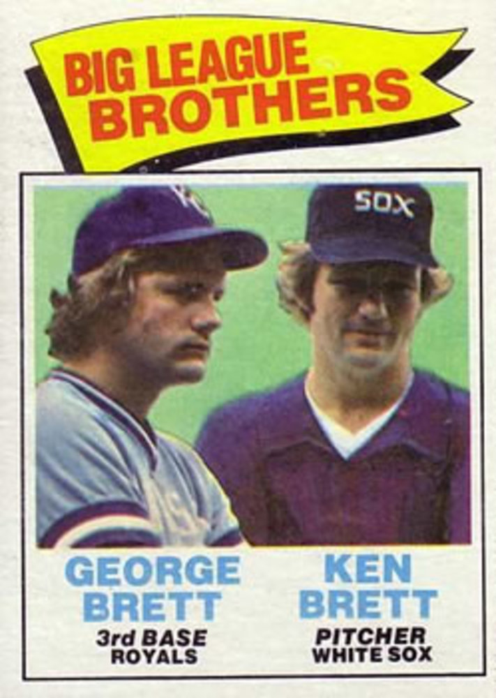 1977 Topps #631 Brothers/George Brett/Ken Brett