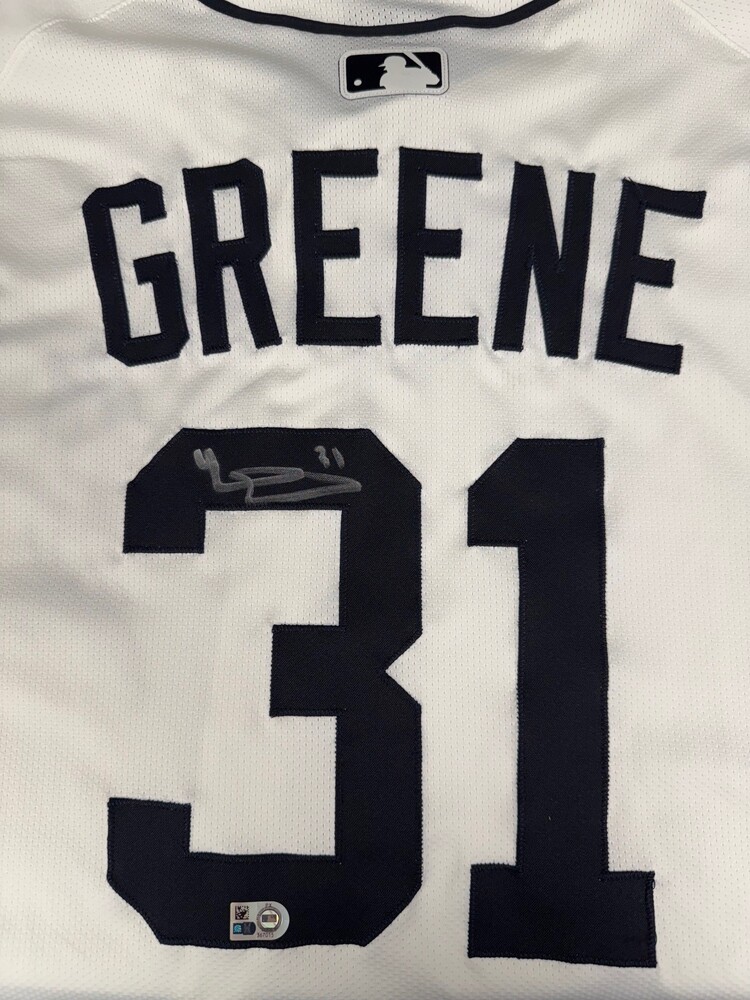 Riley Greene Autographed Tigers Authentic Jersey | MLB Auctions