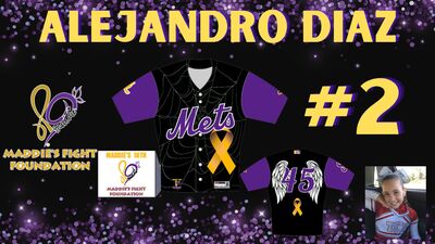 Maddie's Fight Night Jersey #2 Alejandro Diaz