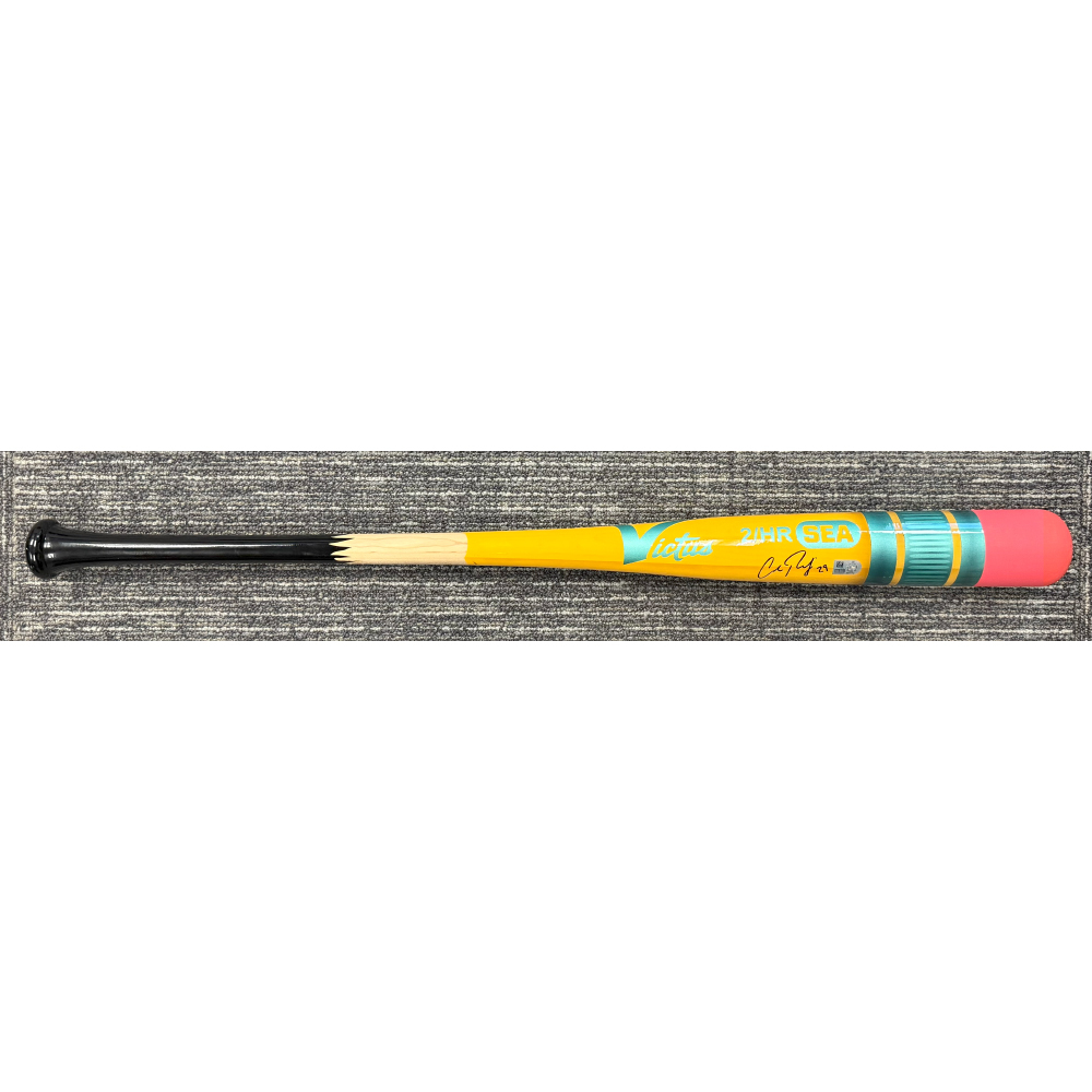 Cal Raleigh Autographed Victus Pencil Bat | Seattle Mariners Auctions