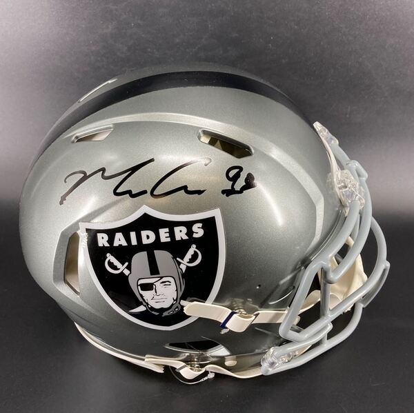 NFL - Raiders Maxx Crosby Signed Authentic Flash Speed Helmet