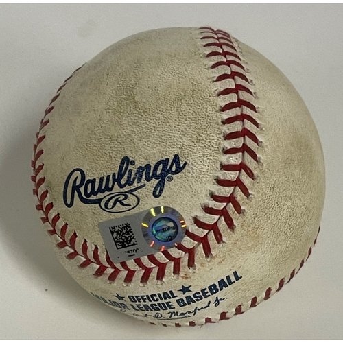Game-Used Baseball - Kris Bryant Home Run off Adam Cimber - 8/12/2020 - Cubs at Indians