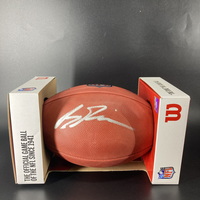 NFL - Chargers Brendan Rice Signed Authentic Football