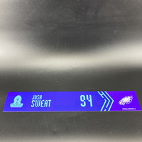 NFL - Eagles Josh Sweat Special Edition 2022 Pro Bowl Locker Nameplate 2...