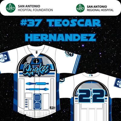 2025 Star Wars Jersey #37 Teoscar Hernandez - Size 52