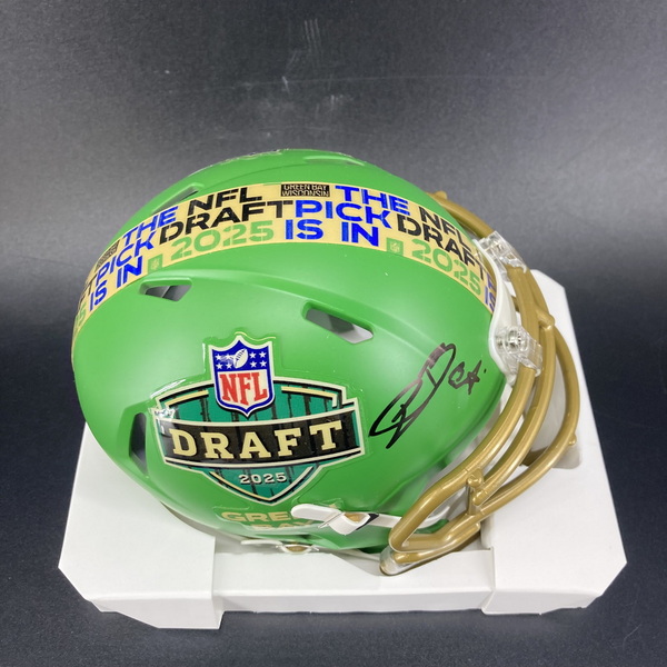 NFL - Broncos Pat Bryant Signed NFL Draft Mini Helmet