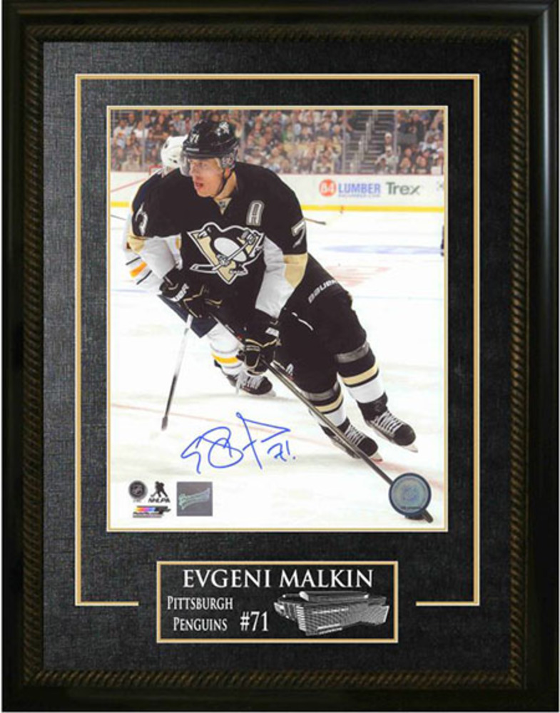 Evgeni Malkin - Signed & Framed 16x20