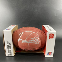 NFL - Ravens Derrick Henry Signed Authentic Football with Pro Bowl Logo