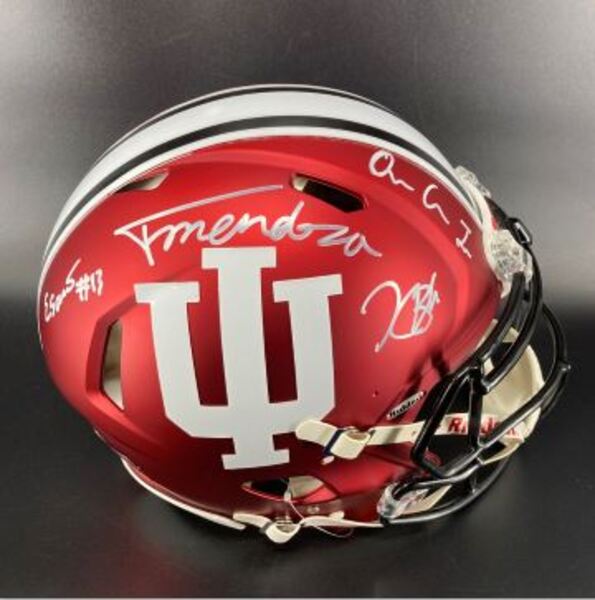 NFL - Indiana Multi-Sign Hoosiers Authentic Speed Helmet Signed By Ferna...