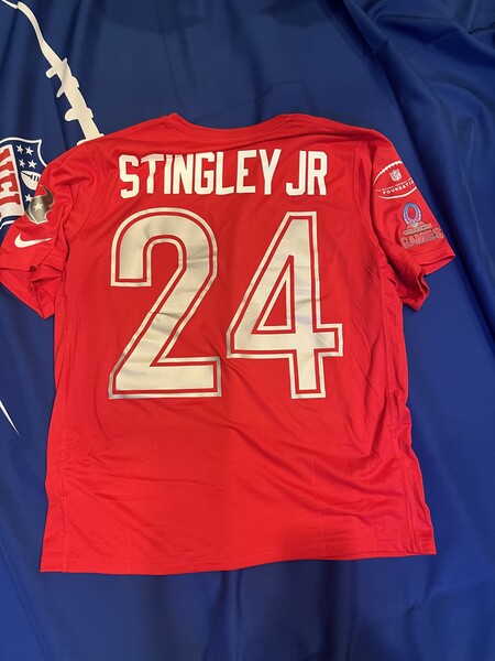 Pro Bowl Games - Texans Derek Stingley Jr Practice Worn Shirt - Worn 2.2.26