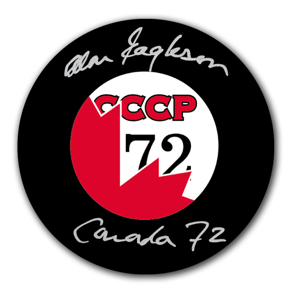 Alan Eagleson Team Canada 1972 Summit Series Autographed Puck