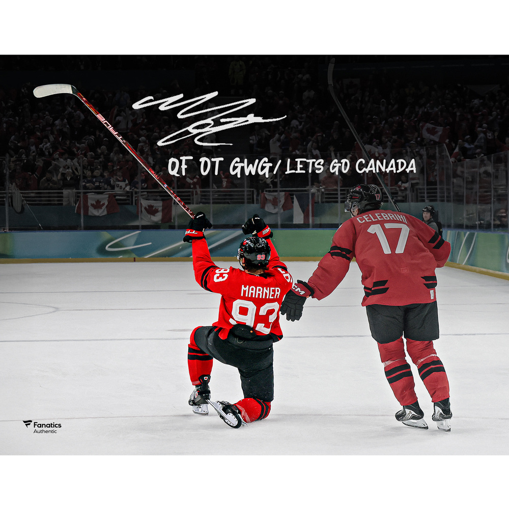 Mitch Marner Team Canada Autographed 11