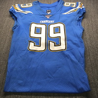 International Series - Chargers Jerry Tillery Game Worn Jersey (11/18/19...