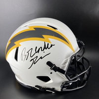 NFL - Chargers Brenden Rice Signed Authentic Lunar Eclipse Speed Helmet