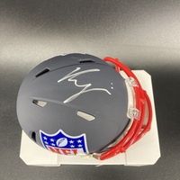 NFL -Falcons Bijan Robinson Signed NFL Shield Mini Helmet