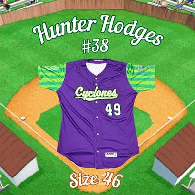 #38 Hunter Hodges Backyard Baseball Jersey (Size 46) 