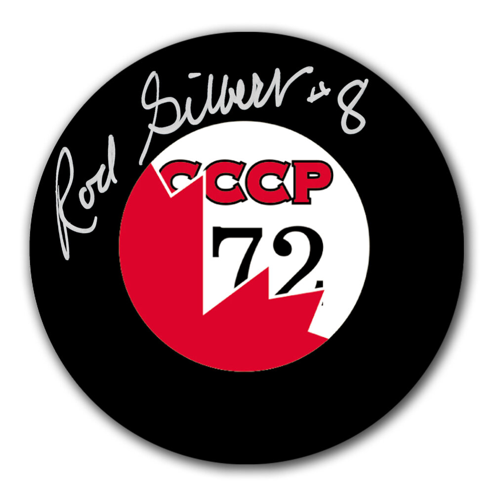 Rod Gilbert Team Canada 1972 Summit Series Autographed Puck