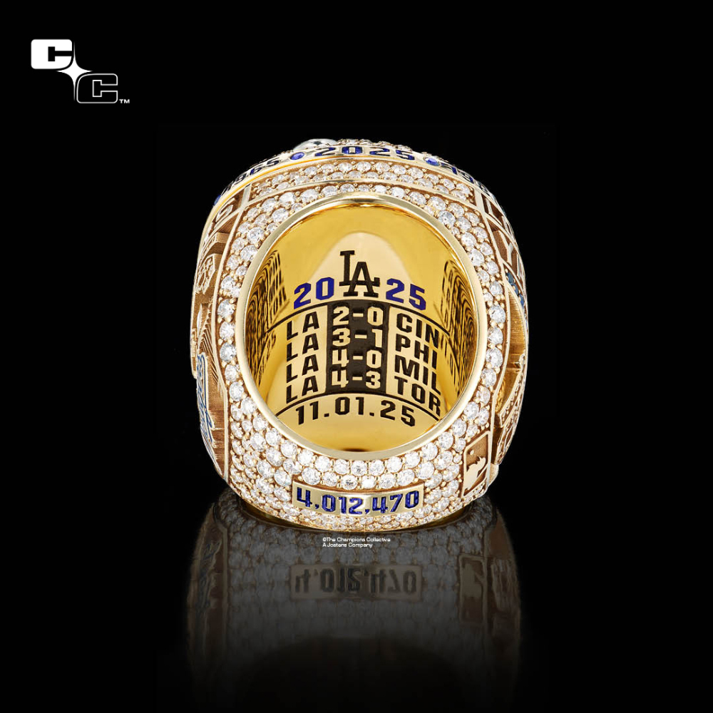 Personalized 2025 Dodgers World Series Championship Ring & VIP