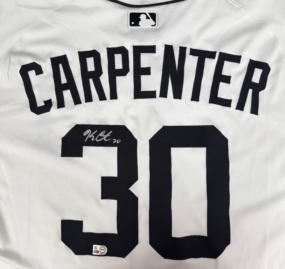 ☆レアユニ！！ エフキャンカップ Jリーガーサイン入りユニフォーム2枚セット☆ Kerry Carpenter Autographed Tigers Authentic Jersey | MLB Auctions