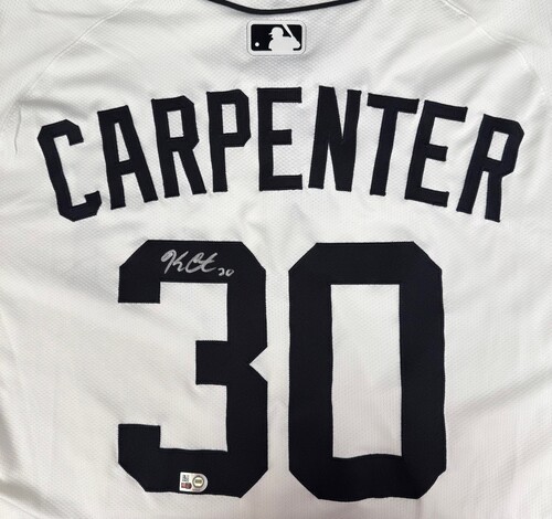 Kerry Carpenter Autographed Tigers Authentic Jersey | MLB Auctions