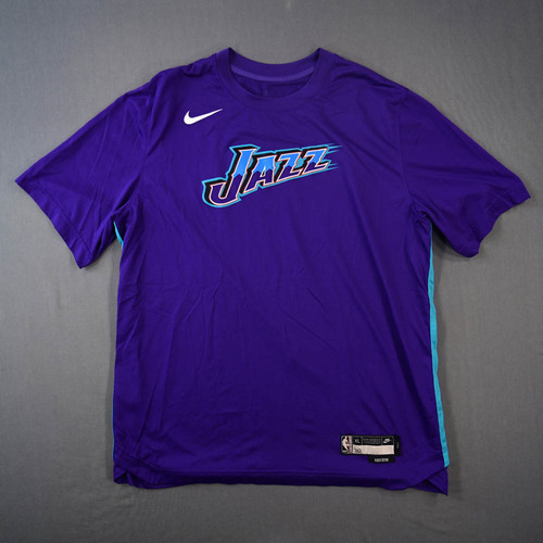 Image of Azubuike, Udoka - Utah Jazz - Game-Issued Classic Edition Short-Sleeved Shooting Shirt - 2022-23 NBA Season