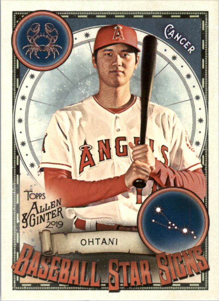 2019 Topps Allen and Ginter Baseball Star Signs #BSS16 Shohei Ohtani