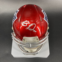 NFL - Commanders Braeden Daniels Signed NFL Shield Mini Helmet
