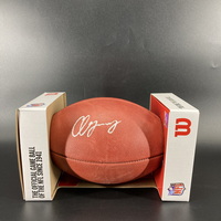 NFL - Patriots Christian Gonzalez Signed Authentic Football