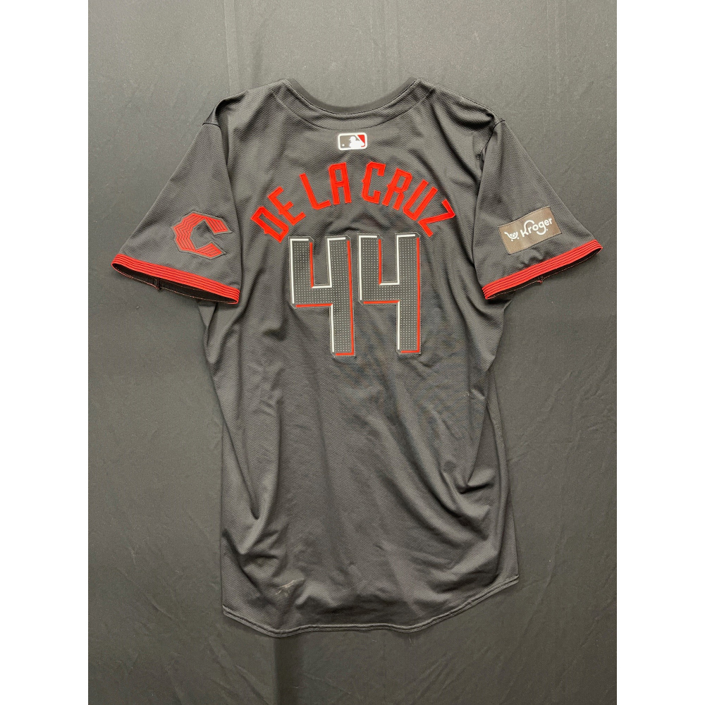 Elly De La Cruz **Stole 100th Career Stolen Base Jersey** -- Game