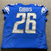 NFL - Lions Jahmyr Gibbs Signed Authentic Jersey Size 44