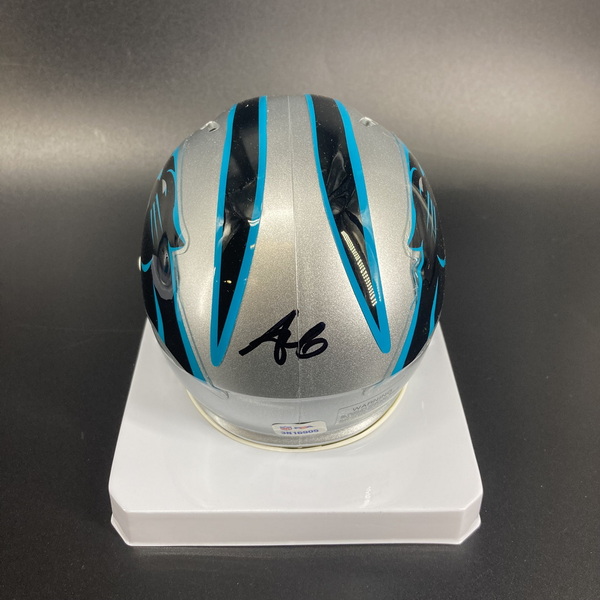 NFL - Panthers Tetairoa McMillan Signed Mini Helmet