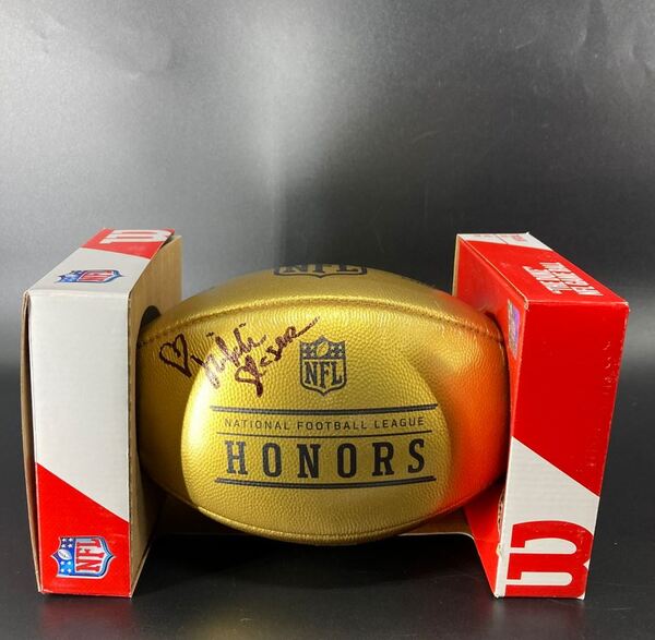 NFL - Comedian Nikki Glaser Signed Gold Honors Football