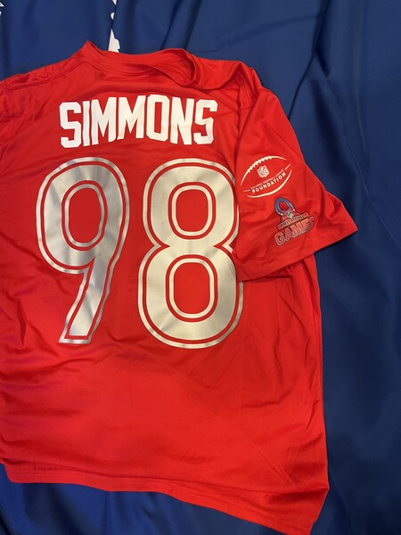 Pro Bowl Games - Titans Jeffery Simmons Practice Worn Shirt - Worn 2.2.26