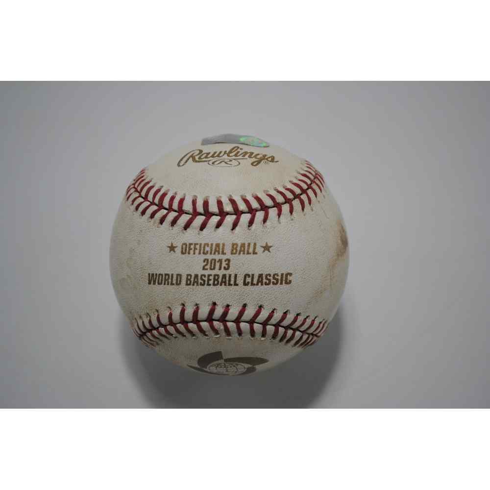 Game-Used Baseball - 2013 World Baseball Classic - Pitcher