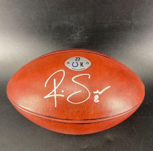 International Games - Colts Rigoberto Sanchez Signed Berlin Game Used K ...