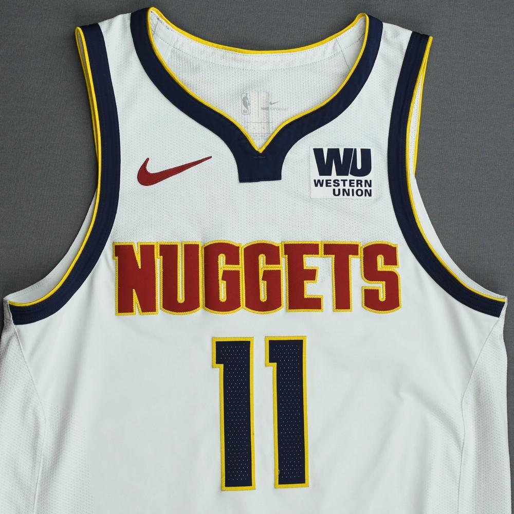 Monte Morris - Denver Nuggets - 2019 NBA Playoffs - Game-Worn White Association Edition Jersey ...