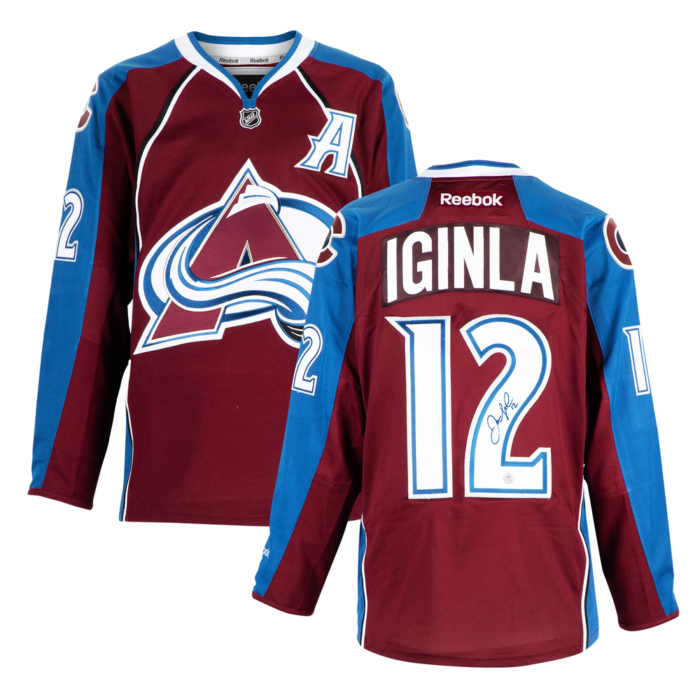Jarome Iginla Autographed Colorado Avalanche Vintage Reebok Jersey