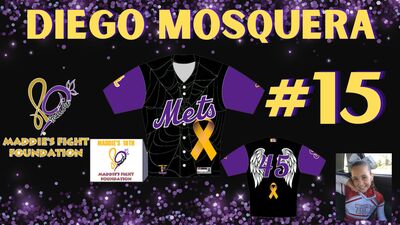 Maddie's Fight Night Jersey #15 Diego Mosquera