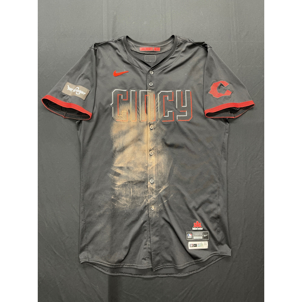 Elly De La Cruz **Stole 100th Career Stolen Base Jersey** -- Game