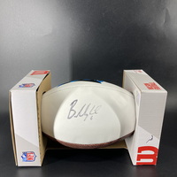 Panthers - Baker Mayfield Signed Panel Football With Panthers Logo