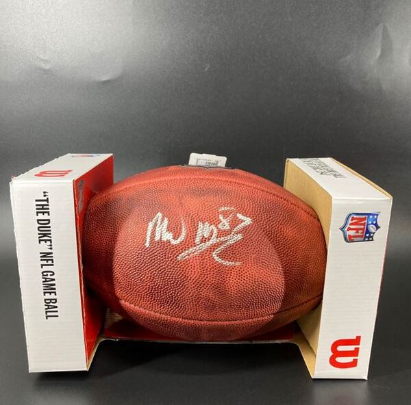 NFL - Raiders Michael Mayer Signed Authentic Football